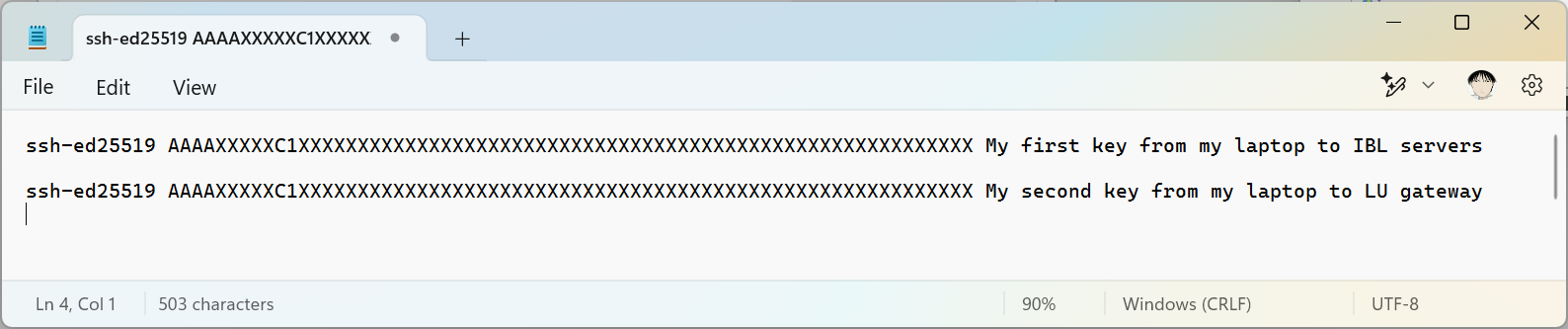 mobaxterm public keys